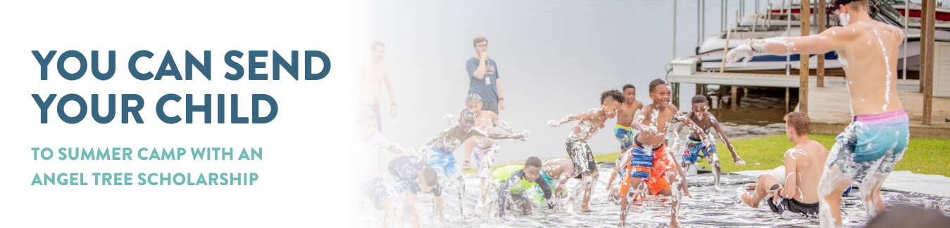 Children playing at camp